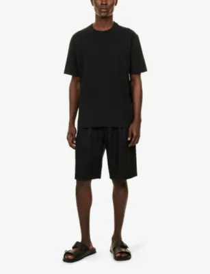 NN07 Kay Pleated Linen Shorts detail 2