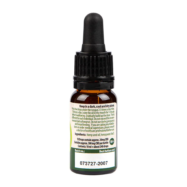 Jacob Hooy CBD Oil 5% 10ml, additional product view 3