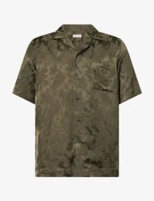 DRIES VAN NOTEN Carltone Jacquard Satin Shirt
