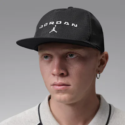 Jordan Pro Unstructured Cap - Black/Black/White