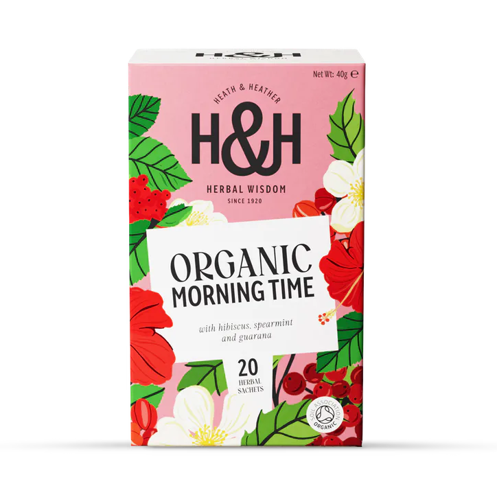 Heath & Heather Organic Morning Time 20 Tea Bags