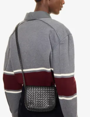 BOTTEGA VENETA Veneto Mini Leather Messenger Bag detail 3
