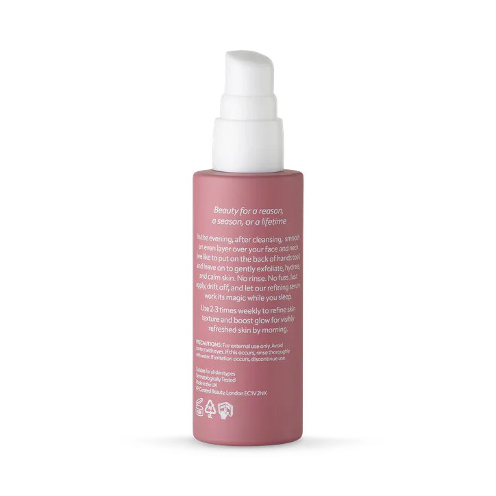 Curated Beauty London TWILIGHT ZONE Overnight Refining Serum to reveal calm, 50ml detail 2