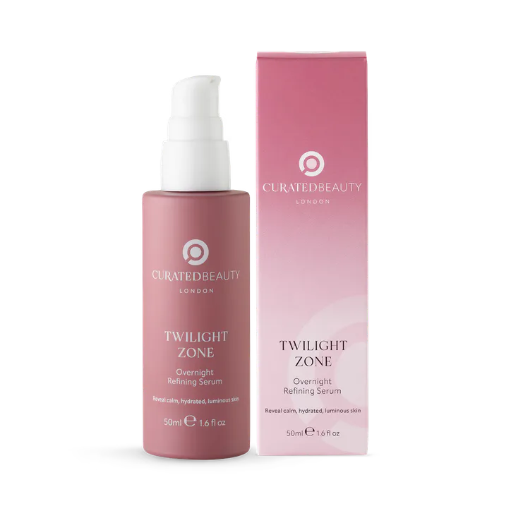 Curated Beauty London TWILIGHT ZONE Overnight Refining Serum to reveal calm, 50ml