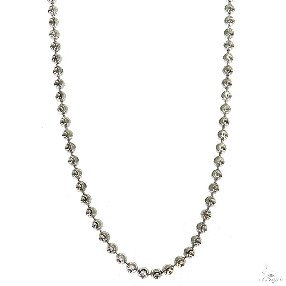 JALGAS - GOLDEN MOON Silver Moon Cut Link Chain 3mm 69840 in 20 Inches – Chain