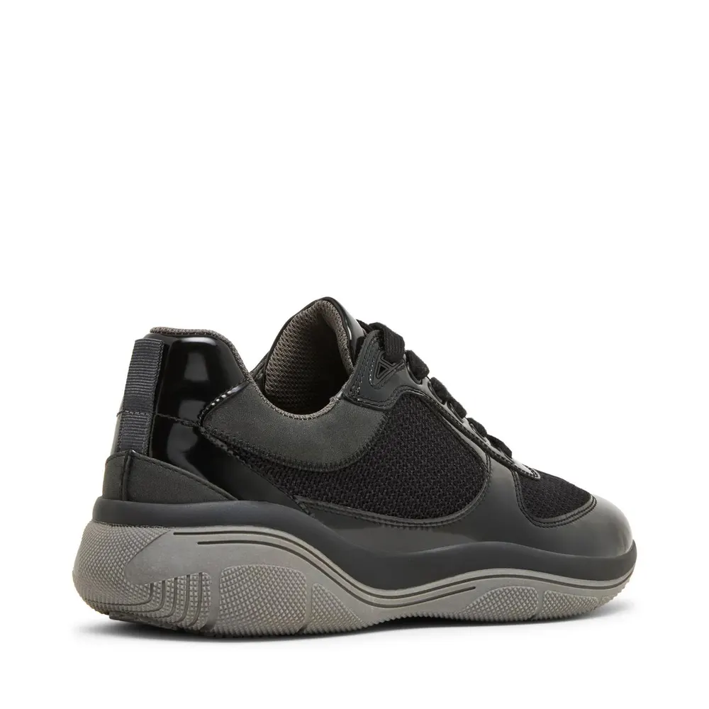 Steve Madden Men's Prevale Low-Top Trainers in 001 Black, additional product view 2