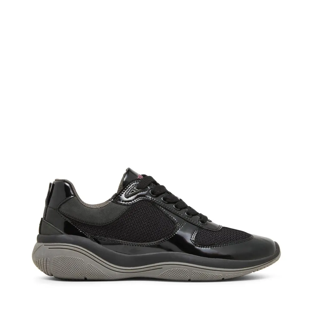 Steve Madden Men's Prevale Low-Top Trainers in 001 Black – Footwear