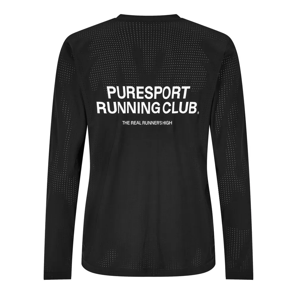 Puresport Long Sleeve Top in Black, additional product view 2