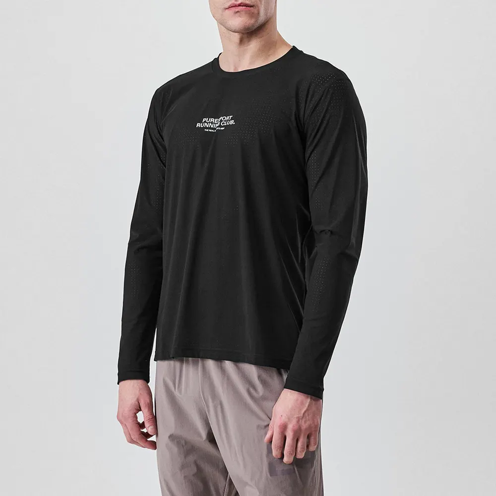 Puresport Long Sleeve Top in Black, additional product view 3
