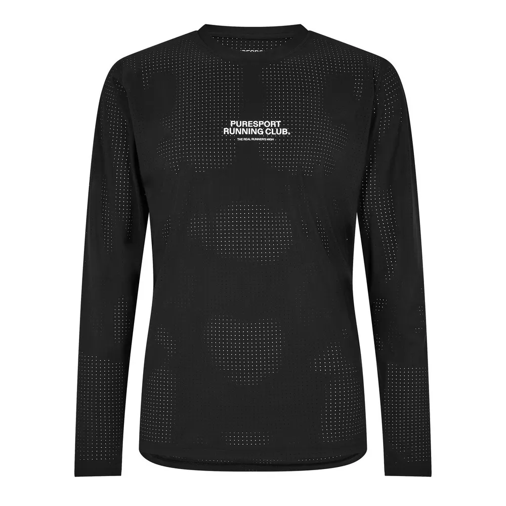 Puresport Long Sleeve Top in Black – Clothing