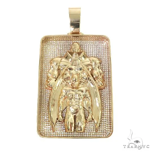 RINA - For Him CUSTOM Custom Made Apocalypse And Archangel Diamond Pendant 66658 in Rose Gold – Pendant