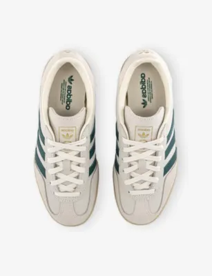 ADIDAS Gazelle Indoor Leather Trainers - EUR 40.5 / 6.5 UK MEN in CREAM WHITE WHITE CO, additional product view 2