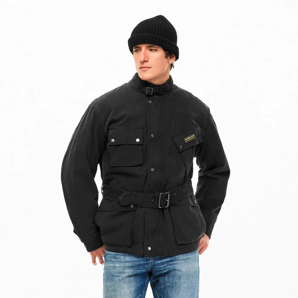 Barbour Men's B.Intl Washed Wax Jacket detail 3