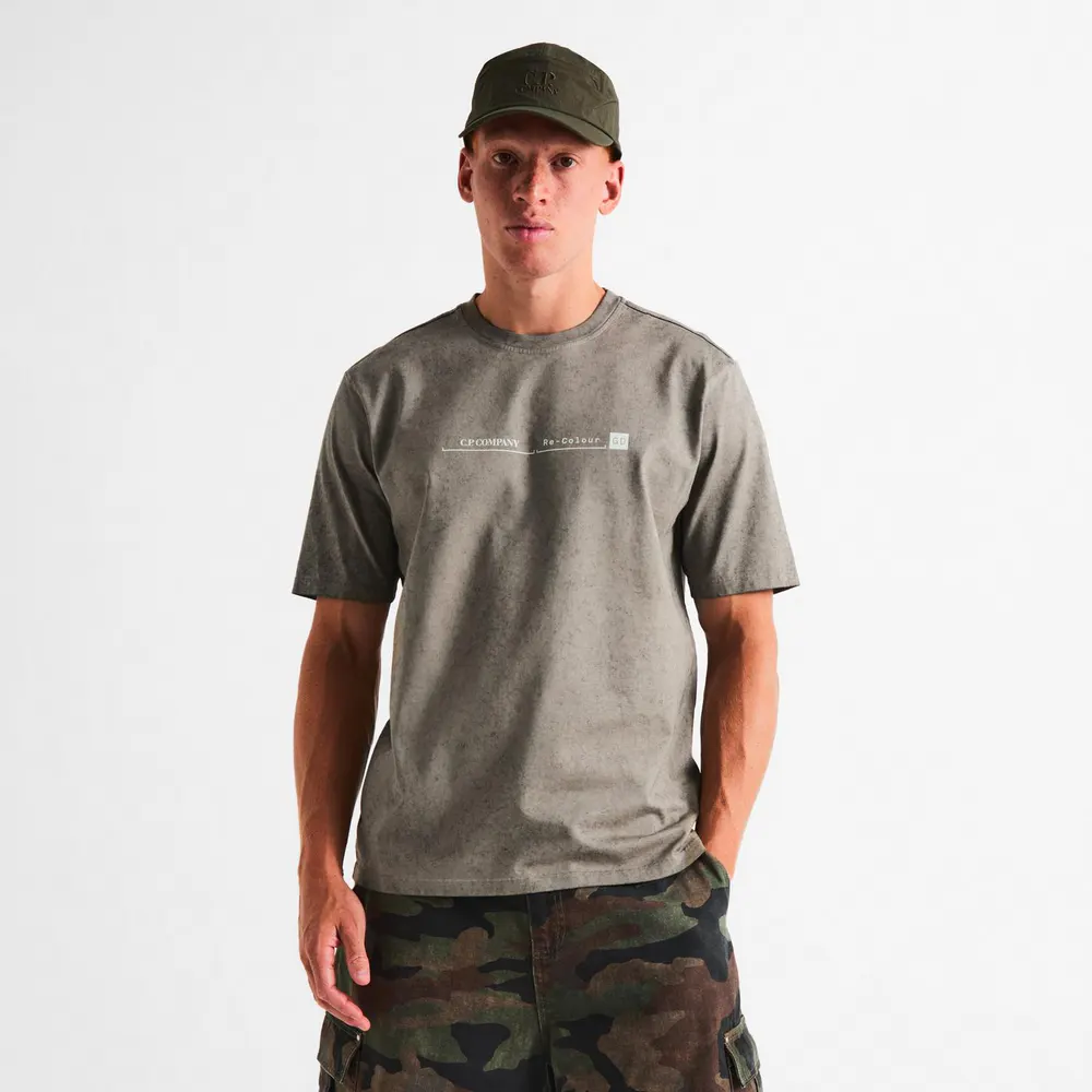 CP Company Men's Re-Colour Cotton Short-Sleeve Crew-Neck T-Shirt detail 3