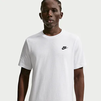 Nike Sportswear Club Men's T-Shirt - White/Black