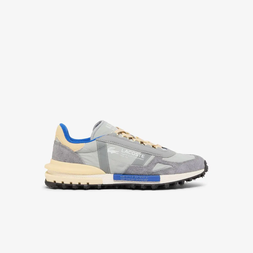 Lacoste Elite Active Trainers in Grey/Blue H92 – Footwear