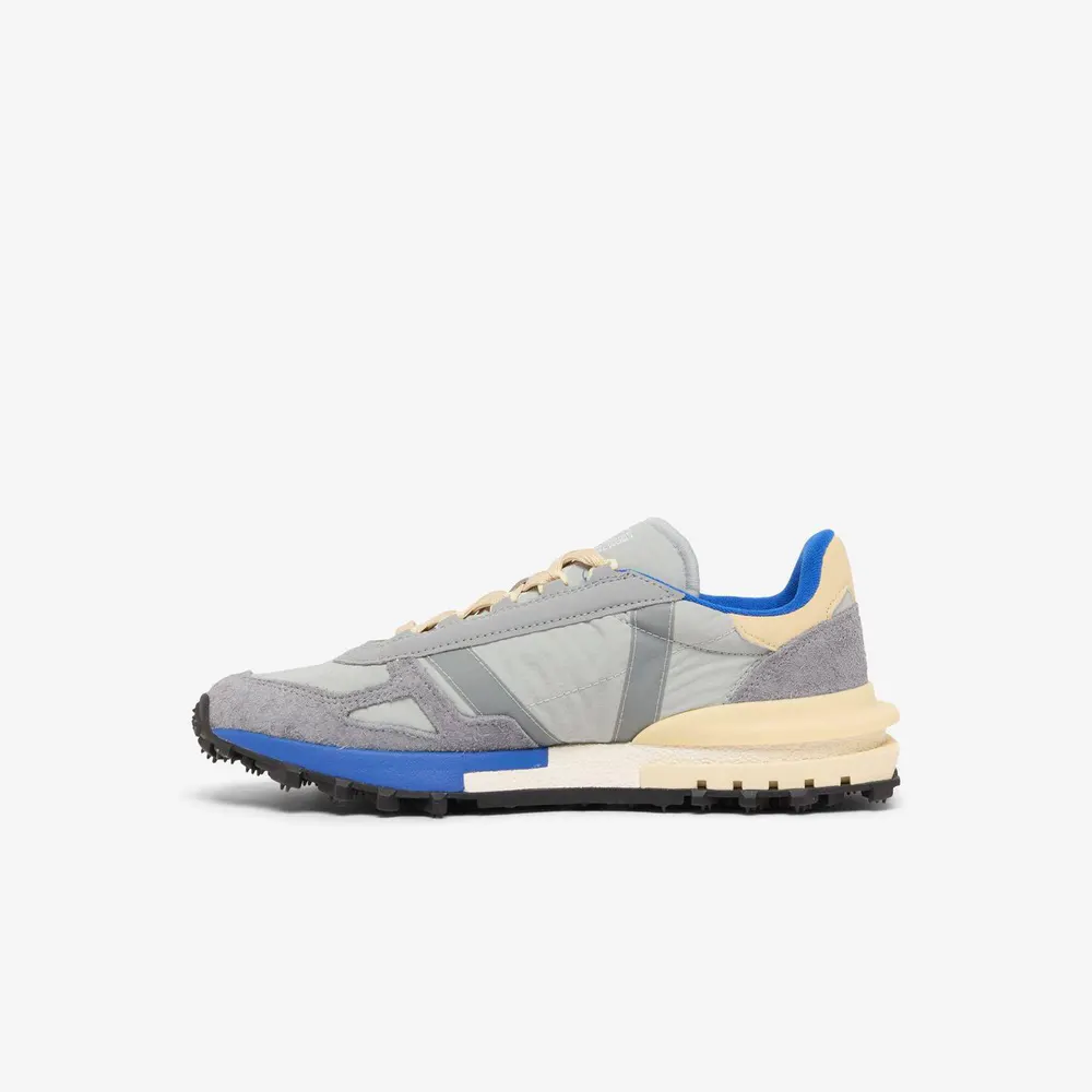 Lacoste Elite Active Trainers in Grey/Blue H92, additional product view 2