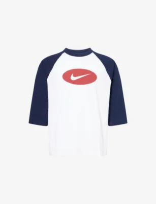 For Him Nike Club Logo-Print Cotton T-Shirt