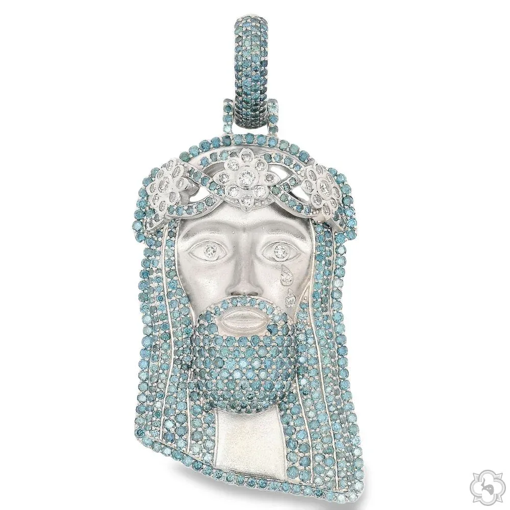 RINA - For Him FACTORY For Him Crowned Jesus Pendant -Medium 70173 in Rose Gold – Pendant