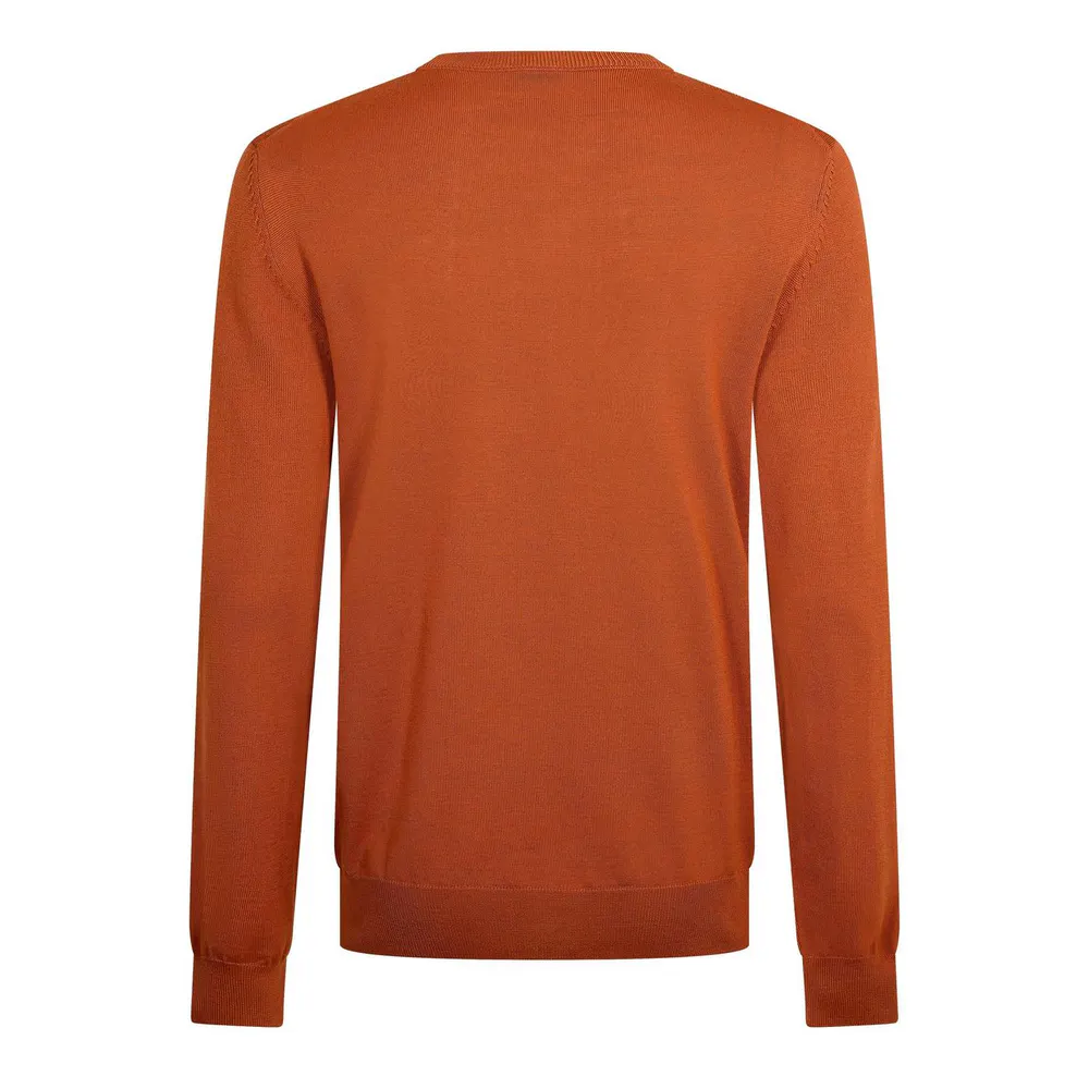 Boss Men's Botto Black Knitted Crew Neck Jumper detail 2