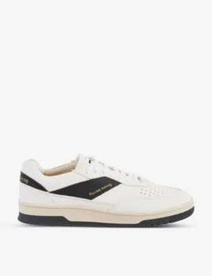 FILLING PIECES Ace Spin leather low-top trainers - EUR 42 / 8 UK MEN in WHITE/BLK – Mens | Trainers | Lace up trainers