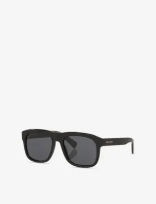 SAINT LAURENT SL 558 Square-Frame Acetate Sunglasses detail 2