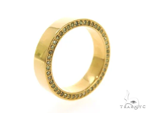 RINA - For Him FACTORY Yellow Gold Canary Diamond Eternity Prong Ring 49165 in Rose Gold / 10 – Ring