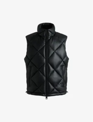 HUGO Funnel-neck quilted regular-fit shell gilet