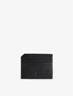 POLO RALPH LAUREN Foiled-Branding Leather Card Holder