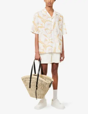 LOEWE x Paula's Ibiza Short-Sleeve Cotton Shirt - 15.75 detail 2