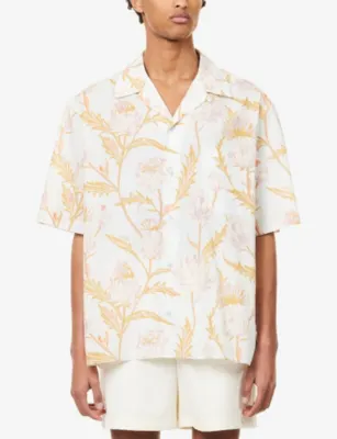 LOEWE x Paula's Ibiza Short-Sleeve Cotton Shirt - 15.75 detail 3