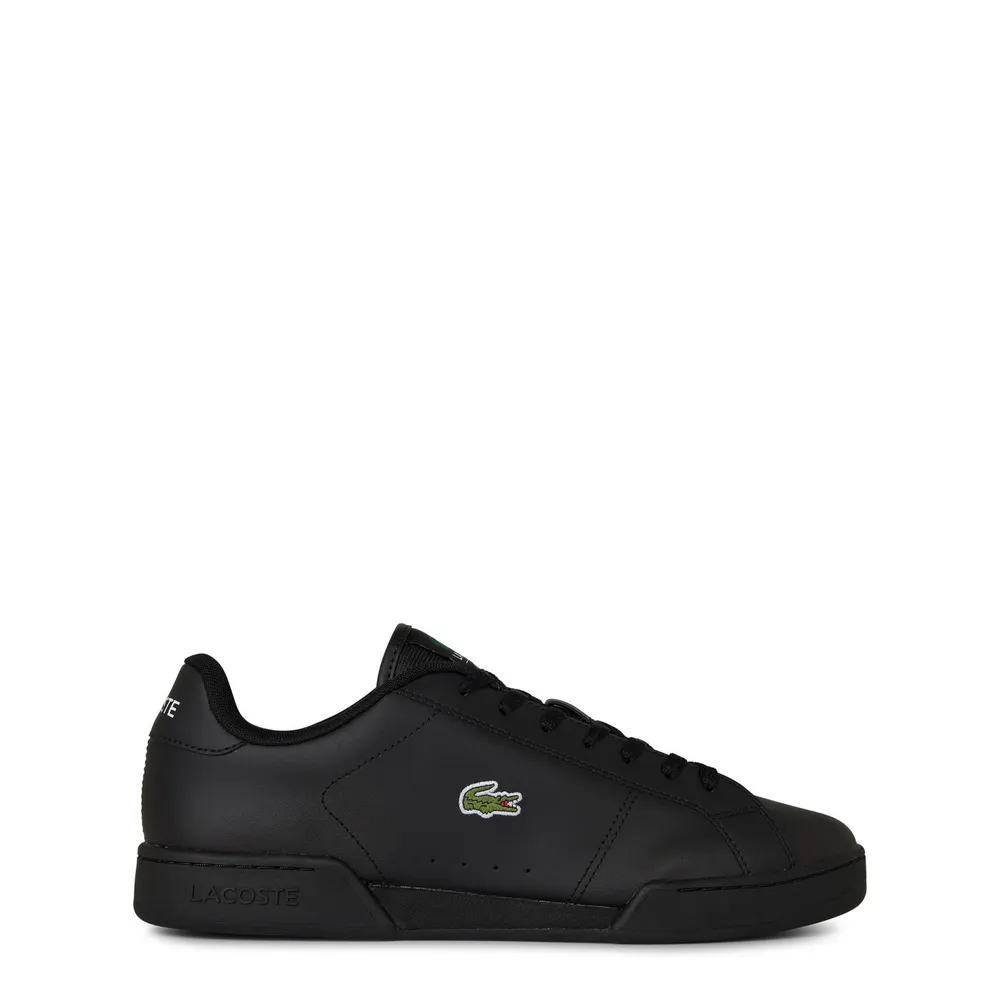 Lacoste Carnaby Cup Leather Sneakers in Black/Black – Footwear