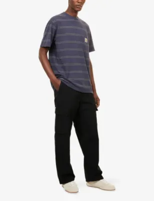CARHARTT WIP Kade Cargo Straight-Leg Cotton Trousers detail 2