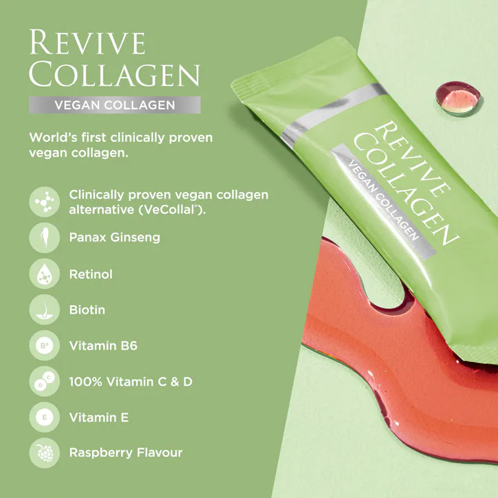 Revive Collagen Vegan Collagen Premium liquid Supplement 14 Sachets detail 3