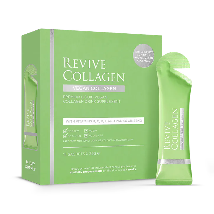 Revive Collagen Vegan Collagen Premium liquid Supplement 14 Sachets
