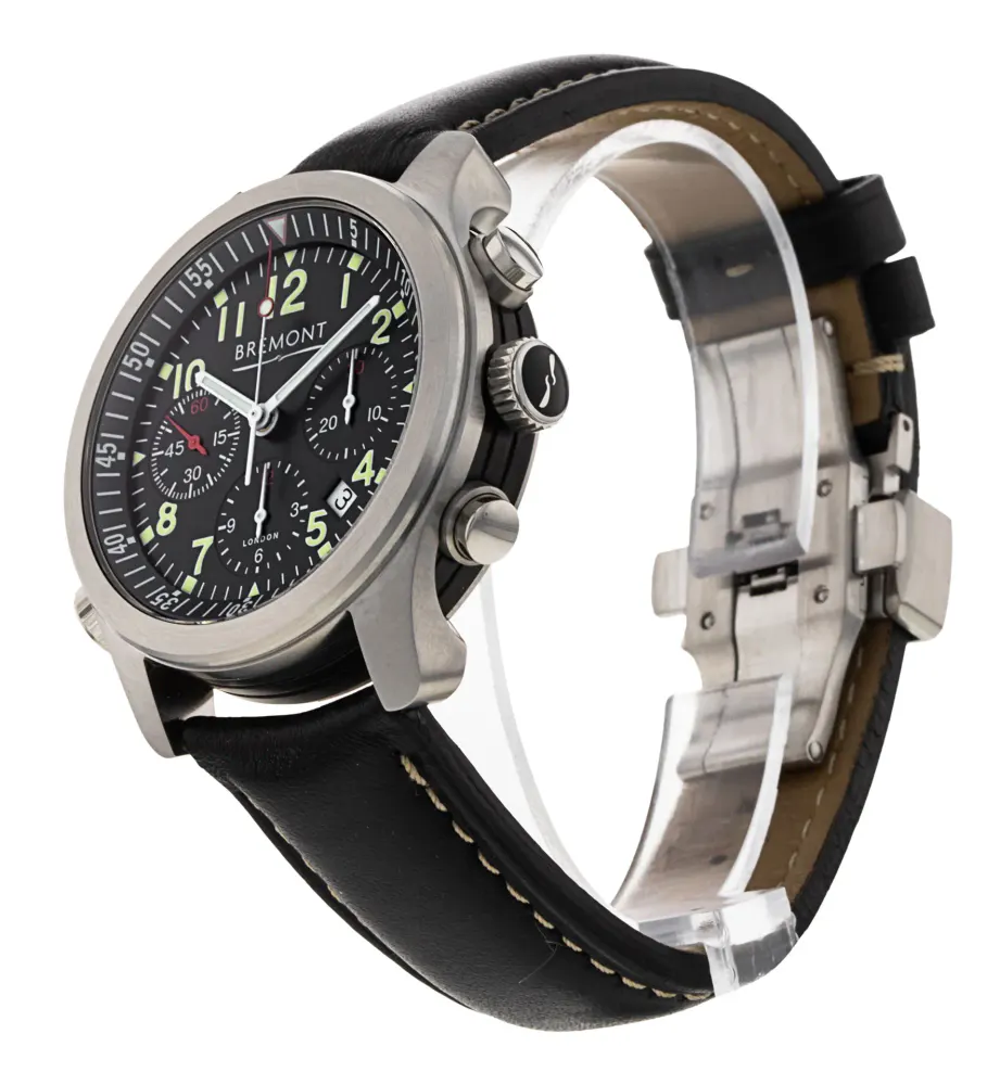 Bremont Pilot ALT1-P/BK — 2013 — Very good in Black Arabic, additional product view 2