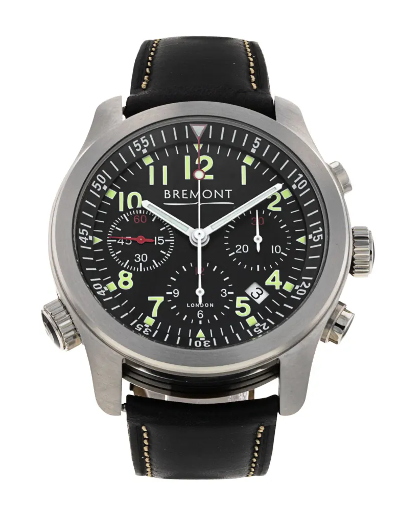 Bremont Pilot ALT1-P/BK — 2013 — Very good in Black Arabic – Pre-owned watches