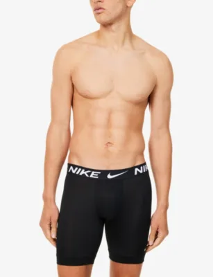 For Him Dri Fit Essential Pack of Three Stretch-Jersey Long Boxer Briefs detail 2