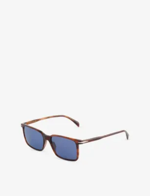 EYEWEAR BY DAVID BECKHAM DB 1220/S Rectangle-Frame Acetate Sunglasses detail 3