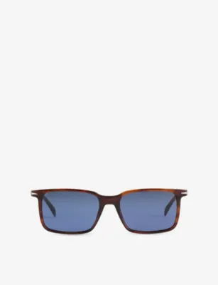 EYEWEAR BY DAVID BECKHAM DB 1220/S Rectangle-Frame Acetate Sunglasses