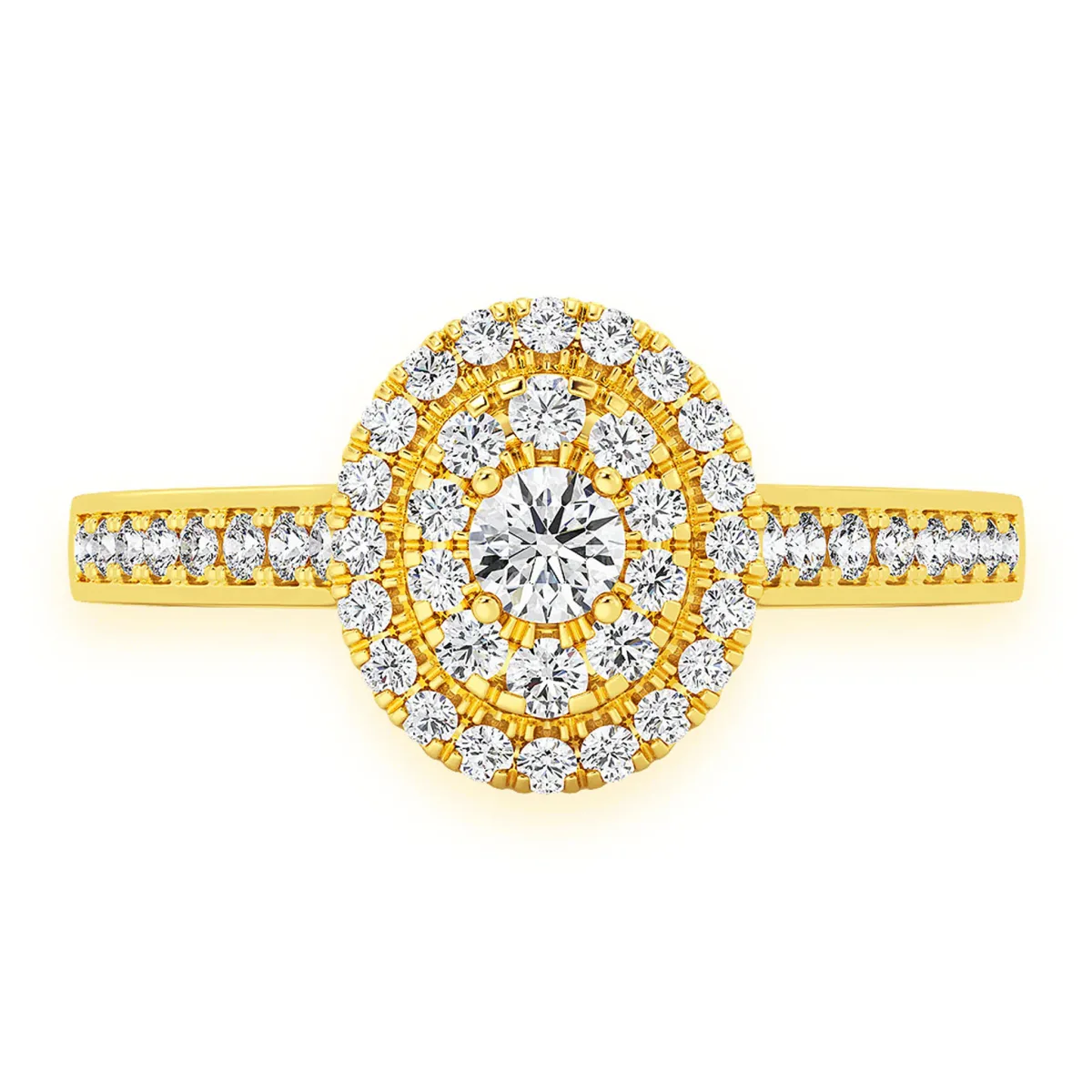 For Him Oval Diamond Engagement Ring in Rose Gold / Lab Grown Diamond – Ring