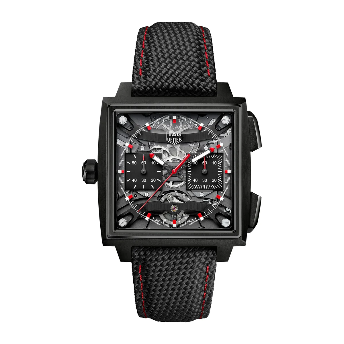 TAG Heuer Monaco Evergraph 40mm Mens Watch Black