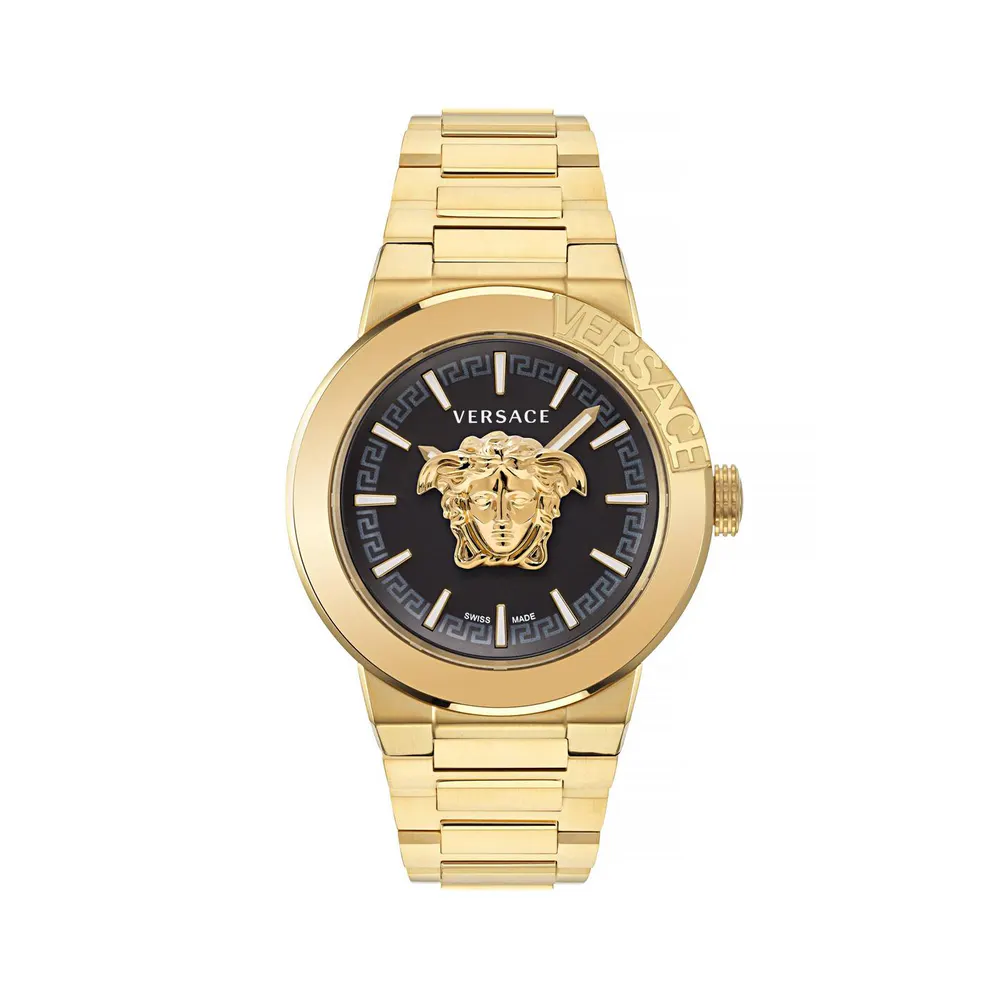 Versace Versace Wtch Sn71 in Black/Gold tone – Accessories