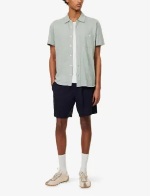 PAIGE Carillo Short-Sleeve Cotton Shirt detail 2