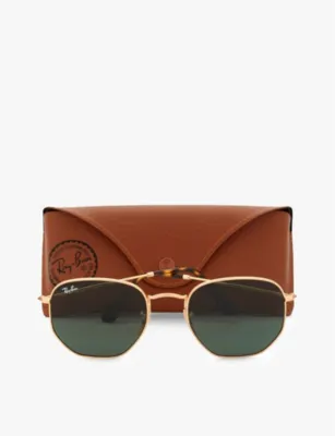 RAY-BAN Rb3548N hexagonal sunglasses detail 3