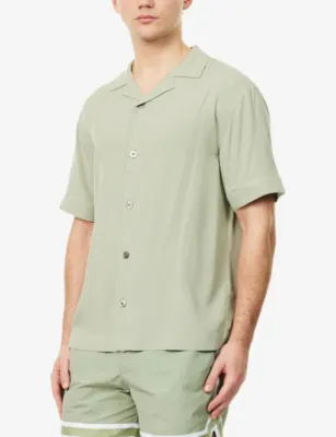 CHE Valbonne Camp-Collar Woven Shirt detail 3