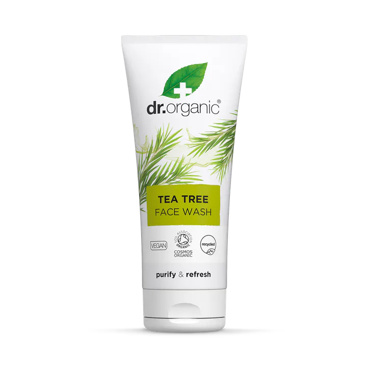 Dr Organic Tea Tree Face Wash 200ml