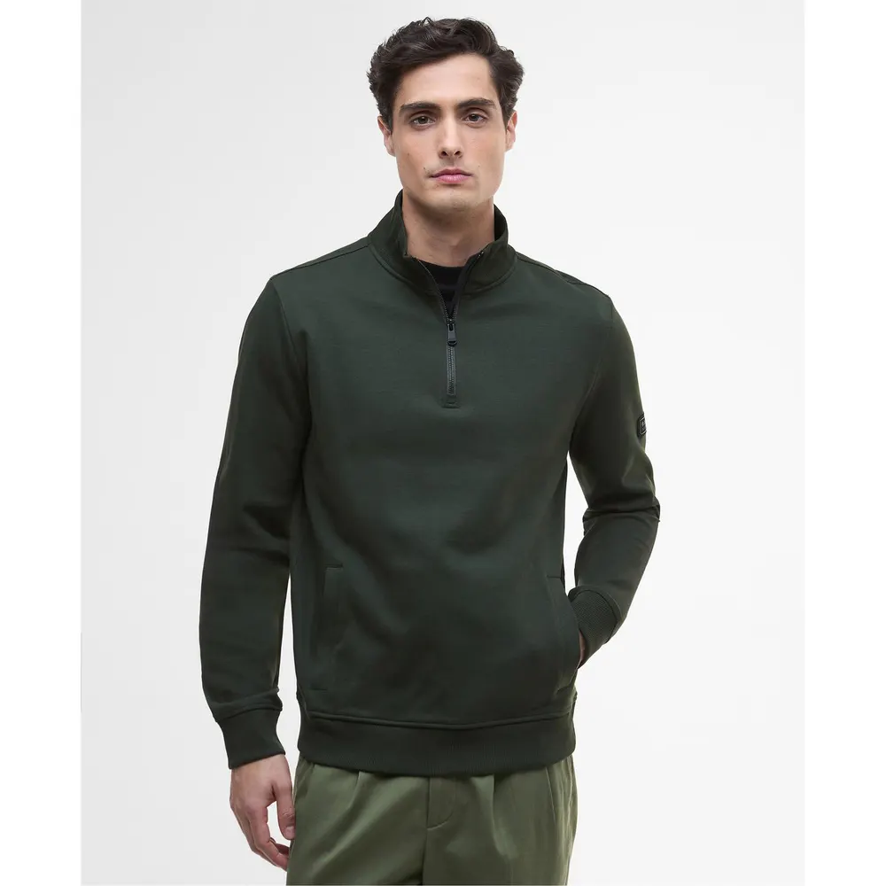 Barbour International Ilford Interlock Half-Zip Sweatshirt detail 2