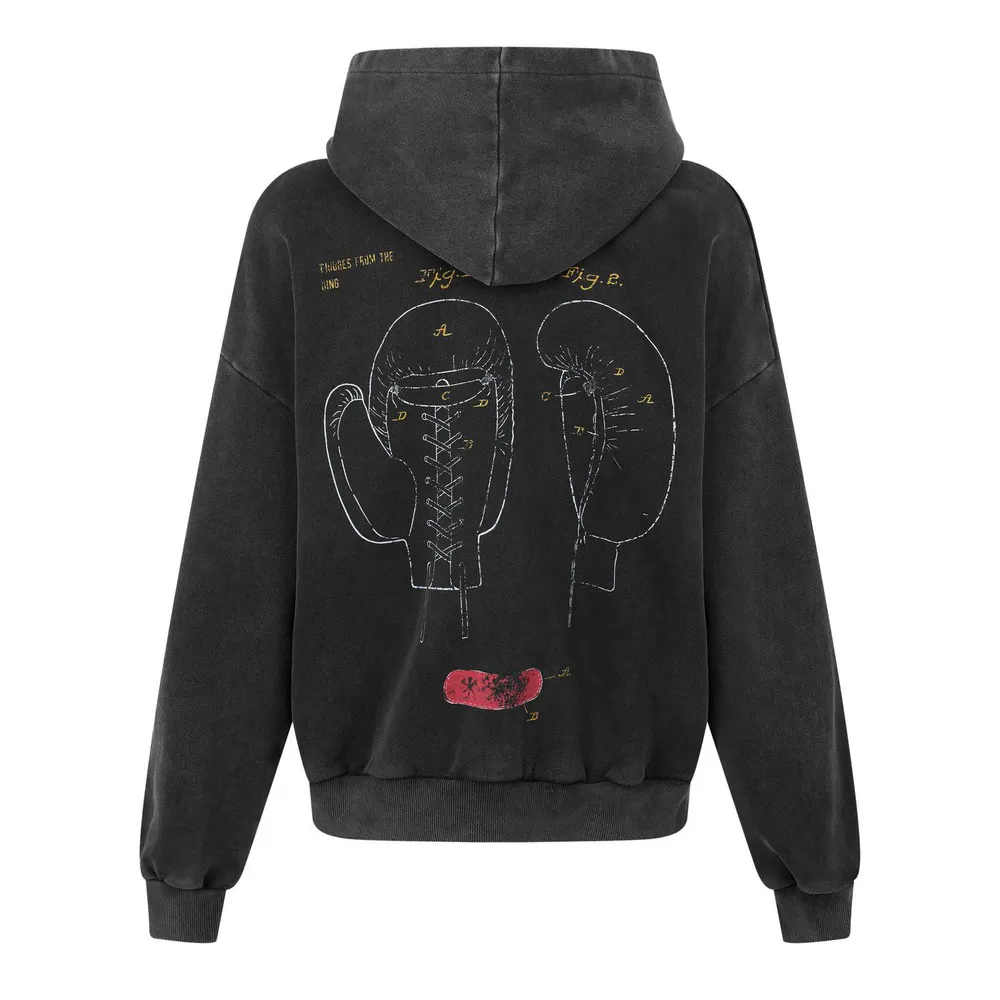 God Made Men's GM Boxing Club Hoodie detail 2