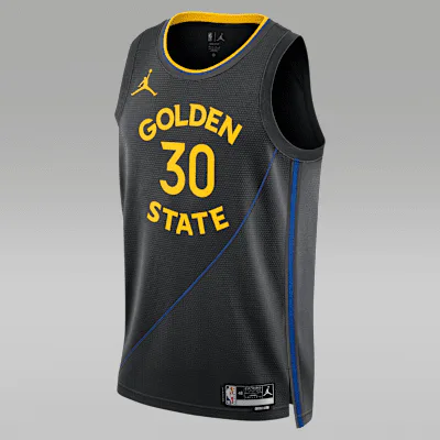 Jordan Stephen Curry Golden State Warriors 2024/25 Statement Edition Men's Jordan Dri-FIT NBA Swingman Jersey - Black